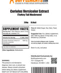 Bulksupplements.Com Turkey Tail Mushroom Extract Powder - Coriolus Versicolor Extract, Turkey Tail Mushroom Powder - Vegan & Gluten Free, 1000Mg Per Serving. 250G (8.8 Oz) (Pack Of 1)
