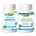 LEAN Nutraceuticals Super Vegan Digestive Enzymes and Probiotics & Prebiotics for Men and Women for Digestive Aid, Bloating and Gas Relief, and Gut Health Support MD Certified