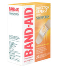 Band-Aid Brand Bandages With Neosporin Antibiotic Ointment, Assorted Sizes, 20 Count ( Pack Of 6 )