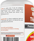 Best Naturals Milk Thistle Extract 1000mg Equivalent - 240 Capsules - Non-GMO & Gluten (240 Count (Pack of 1))