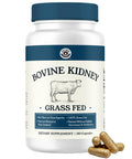 Left Coast Performance Grass Fed Beef Kidney Supplement 100% Grass Fed Freeze Dried Non-GMO New Zealand Pasture Raised Beef Organ Supplement - DAO Enzyme and Histamine Support 180 Capsules