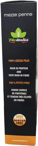 Bioitalia Green Pea Pasta - Mezze Penne 250 gram