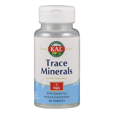 Kal Trace Minerals Actisorb Tablets, 30 Count