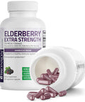 Bronson Elderberry Extra Strength, Supports Healthy Immune System & Antioxidant Protection, Non Gmo, 180 Vegetarian Capsules