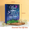 Engintea Mothers Day Tea Sampler s Set Box - Unique for Mom from Daughter Son - Herbal Green & Black Tea Set For Women Mother Tea Lovers - Relax Selection Tea - 45 Tea Bags 9 Flavors