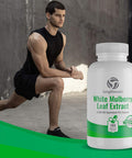 LongLifeNutri White Mulberry Leaf Extract 2,500Mg 200 Vegetarian Capsules | Pure Natural Herbal Vitamin Powder Supplement