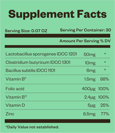 Family Probiotics Powder (30 Sticks, 30 Days) - Support Healthy Immune & Digestive System, Apple Flavor Supplement For Men, Women & Children. Vitamin B, Zinc. Mouth-Dissolving Formula.