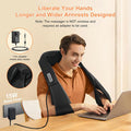 Neck Massager For Pain Relief Deep Tissue - Back Massager Deep Tissue Kneading Massager With Heat,Electric 4D Massage Pillow,Shiatsu Back And Neck Massager(Not Cordless)