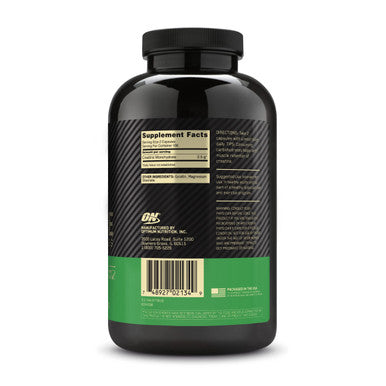 Optimum Nutrition Micronized Creatine Monohydrate Capsules Keto Friendly 2500Mg 200 Capsules