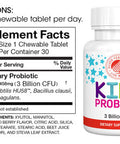 Silver Fern Brand Kids Ultimate Probiotic - 2 Bottles - 30 Chewable Tablets Each - Sugar & Gluten Free - Children'S Dietary Supplement - Dna & Survivability Verified - Digestive & Immune Support
