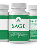 PURE ORIGINAL INGREDIENTS Sage, (100 Capsules), Always Pure, No Additives Or Fillers, Lab Verified
