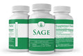 PURE ORIGINAL INGREDIENTS Sage, (100 Capsules), Always Pure, No Additives Or Fillers, Lab Verified