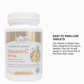 Canvita Halal Vitamin C 500mg All-In-One for Immunity Manage High-Blood Pressure and Memory Protection HALAL Certified and Made in Canada