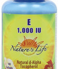 Nature's Life Vitamin E, 1,000 IU | 100 ct