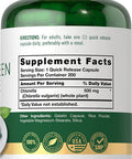 Carlyle Blue Green Algae 500mg | 200 Quick Release Capsules | Chlorella Supplement | Non-GMO, Gluten Free
