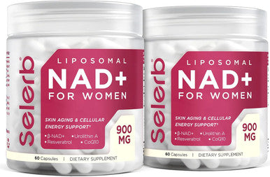 NAD+ Supplement for Women - NMN Alternative with -NAD+ Trans-Resveratrol CoQ10 D-Ribose - Promotes Cellular Renewal Energy and Radiant Skin Health - 60 Capsules Advanced