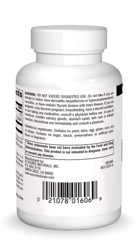 Potassium Iodide Source s Inc. 120 Tabs