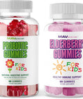MAV Nutrition Probiotic Gummies Kids Elderberry Gummies Kids Bundle