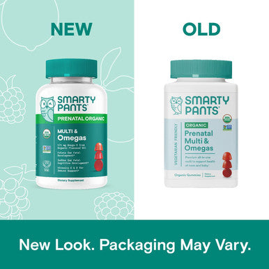 Smartypants Prenatal And Men'S Multivitamin Gummies Bundle: Omega 3 Fish Oil (Epa/Dha), Biotin, Methylfolate, Vitamin D3, C, Vitamin B12, B6, Vitamin A, K & Zinc For Immune Support (30 Day Supply)