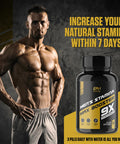 EPN Supplements Stamina Max Booster | #1 Men'S Energy, Stamina & Endurance Supplement | Gain Muscle, Strength & Drive W/ 8 Powerful Ingredients - 180 Capsules