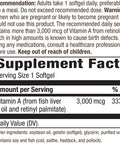 Nature's Way Vitamin A - 10000 IU - 100 Softgels