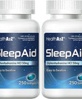 HealthA2Z Sleep Aid Diphenhydramine Softgels Supports Deeper Restful Sleeping