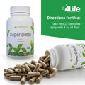 4Life Super Detox - Dietary Supplement Supports Detoxification and Healthy Liver Function - Supplement Formula with Artichoke Calcium D-Glucarate and Milk Thistle - 60 Capsules