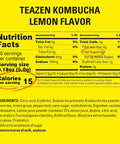 Teazen Kombucha 5 Flavors 150 Sticks Variety Pack Kombucha Lemon Peach Berry Pineapple Citron Flavor (150 Sticks)