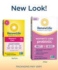 ReLife Womens Probiotic Ultimate Flora Womens Care GoPack Probiotic Supplement Shelf Stable Gluten Dairy Soy 15 Billion CFU 30 Vegetarian Capsules 15872