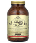 Solgar Naturally Sourced Vitamin E 268 Mg (400 Iu) 250 Softgels