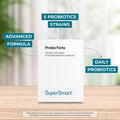 Supersmart Probio Forte 8 Billion MicroOrganisms per Capsule Probiotics for Women Men Immune System Booster with Lactobacillus Acidophilus NonGMO GlutenFree 60 DR Caps