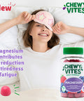 Chewy Vites Adult Gummies Magnesium Citrate 736mg Offering 82.5mg of Elemental Magnesium 60 Vitamin Gummies 2 Months Supply Real Fruit Juice Vegan Berries Flavour