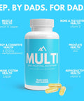 Multivitamin, Ancestral Daily Complete Vitamin For Men, 32 Vitamins & Minerals Including Vitamin A, B, C, D, Zinc, Magnesium, Paleo & Keto Friendly