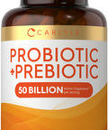 Carlyle Prebiotic & Probiotic | 50 Billion Cfu|60 Capsules| For Women & Men | Powder Pills | Vegetarian, Non-Gmo & Gluten Free