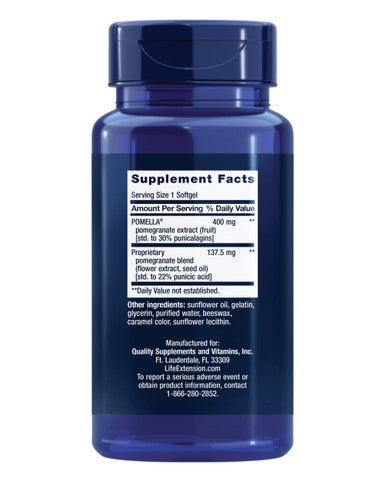 Life Extension Pomegranate Complete, 30 Softgels