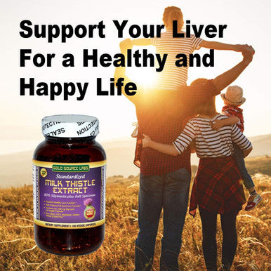 Organic Milk Thistle Capsules, 180 Caps, Pure Milk Thistle Powder Plus 80% Silymarin Extract Standardized Complex, 450 Mg, Natural Liver Health Supplement, Immune Boost, Detox And Cleanse