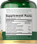 Carlyle Ginseng Complex Capsules | 200 Count | Non-GMO and Gluten Extract | Traditional Herbal Root Supplement