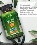 Irwin Naturals 3-In-1 Joint Formula - Joint Support Supplement With Glucosamine Chondroitin & Msm - 90 Softgels - Bundle With Pill Case - Natural Nutritional Complex For Joint Health