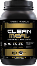 Kaged Muscle Clean Meal; Meal Replacement Shake with Whey Protein Isolate, Clean Carbs, MCT Oil Fats, Organic Vitamins and Minerals, Snickerdoodle, 20 Servings