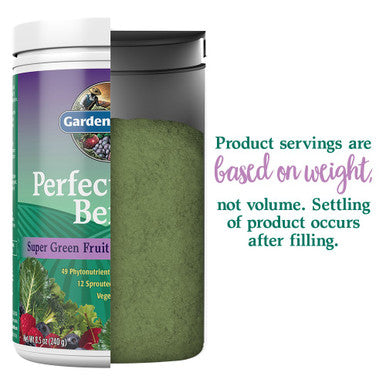 Garden of Life Perfect Food Berry Super Green Fruit & Veggie Formula - 30 Servings 49 Superfoods Greens Sprouts Fruits Veggies Probiotics Spirulina Vegetarian Juice Superfood Powder Supplement