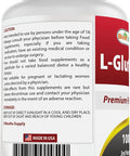 Best Naturals L-Glutamine 1000mg Fuel for Workout (Non-GMO) Tablets 180 Count