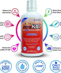 Drucker Labs 2.0 Organic Liquid Trace Minerals, Liquid Multivitamin For Kids, Immune Support, Non Gmo, Dairy Free, Gluten Free, Magnesium, Vitamin D, C, E, Zinc, (32 Oz., Fruity Raspberry)