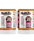 NuttZo Organic Power Fuel 7 Nuts and Seeds Butter, Smooth, Paleo and Keto Friendly, Peanut and Gluten Free, Vegan, Kosher, No Added Sugar or Oil, 12 oz Jar