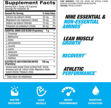 BPI Sports Clinical Essential Aminos Keto Friendly Essential Amino Acids (EAAs) Recovery, Muscle Growth, Hydration Sour Candy 30 Servings 11.11 oz