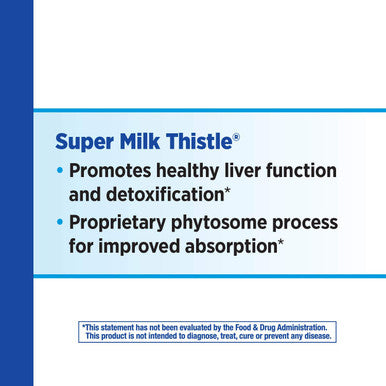 Nature S Way Super Milk Thistle Promotes Healthy Liver Function* 4-Herb Blend Vegan 120 Capsules