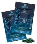 ENERGYBITS - Organic Spirulina Tablets - Plant-Based Algae Superfood - for Focus, Fitness, Energy - Plant Protein - Gluten Free - Collagen, Vitamin B12, Omega 3 - Keto & Vegan - 60 Algae Tablets