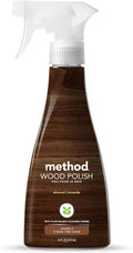 Method Wood Polish Almond For Wood Surfaces Furniture and Cabinets 14 Ounces (Pack of 1)