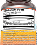 Amazing Nutrition Formulas Berberine with Bitter Melon & Banaba Extract Complex | 1250 Mg Per Serving | Veggie Capsules | Non-GMO | Gluten- | Made in USA (120 Count)