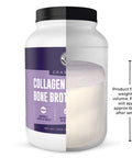 Left Coast Performance Collagen Bone Broth Powder 2lb Bone Broth with Grass Fed Collagen Peptides Unflavoured Grass Fed Hydrolyzed Beef Zero Carb Dairy Free Protein Powder 64 Servings
