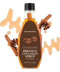 MONKSHUSHU Premium Cinnamon Allulose Syrup 18.7 Fl Oz - Liquid Sweetener for coffee and other drinks - Keto Diet, Vegan, Diabetes-Safe - Zero Calorie Sugar Substitute - Monk Fruit - Gluten Free